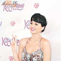 Katy指Gwen Stefani是她的偶像，希望可以有對方的成就。