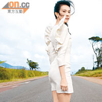 Karen的新碟造型簡單而有型，貫徹其風格。