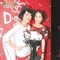 Evelyn、何思諺及Anjaylia都是Hello Kitty的粉絲。