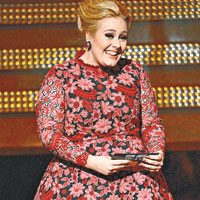 Adele 2016 唱到香港