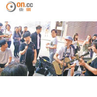 側田深夜鬧市Jam歌  市民報警