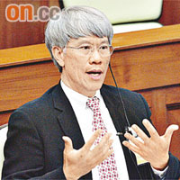 金管局續向市場注入資金。圖為金管局總裁任志剛。資料圖片