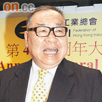 新任香港工業總會主席孫啟烈表示，今年一至二月是本港出口最壞的時刻。