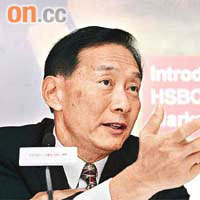 滙豐執行董事王冬勝稱，內地若加息，對人民幣升值帶來壓力。