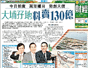 大埔孖地料賣130億