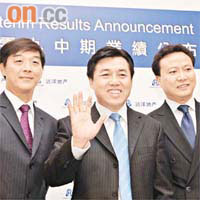 遠地今年首十月合約銷售額達110億元人民幣。圖中為總裁李明。	資料圖片