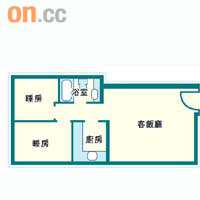 海濱南岸第一至7座K室　面積630方呎