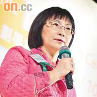 梁高美懿稱，港府近期出招為樓市降溫，市民毋須急於置業。資料圖片