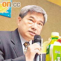 康師傅林清棠表示，內地飲料市場將會競爭激烈。