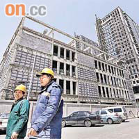 發展商對購買北京商業用地仍保守。