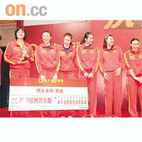 恒大資助成立恒大女排，又發巨額獎金鼓勵球員。