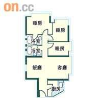 東堤灣畔6座H室<br>面積1,062方呎