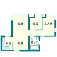 雍翠豪園1座F室<br>面積605方呎