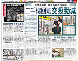 二手樓回氣交投勁減