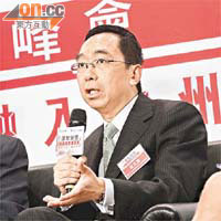 滙豐梁兆基預期，人民幣每年可升值百分之三以上。