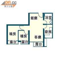 泓景臺 1座H室