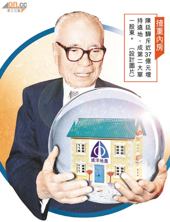 陳廷驊37億增持遠地