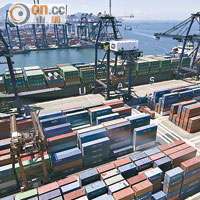 港出口貨值上季增加6.5%