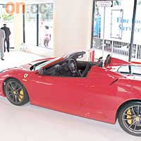 Scuderia Spider 16M全港只有二十五輛配額，且均已出售，有錢都買唔到。