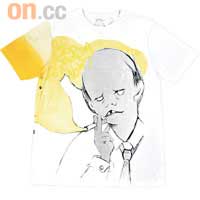夢特嬌．全老伯吸煙插畫Tee