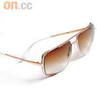 品牌今季特別為其東京Isetan男裝館的專櫃設計白色限量版太陽眼鏡。DITA × Isetan Ambassador白色太陽眼鏡$6,500