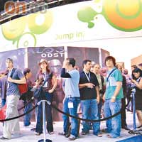 掛得上「Halo」牌頭，自不然引來大班Fans排隊試玩。