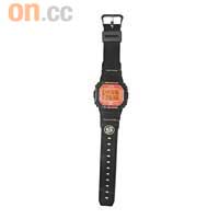 Subcrew × G-ShockDW-5600（非賣品）全黑錶帶配上鮮橙色錶面營造Contrast感覺，錶帶則印有Sam Lee、Subcrew字樣和Logo，極具代表性。