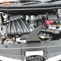 HR15DE直四引擎配合XTRONIC CVT波箱，慳油至上。