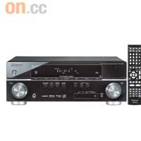 VSX-819AH-K最大功率：150W×5售　　價：$3,890