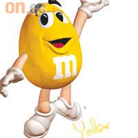 Yellow：戇直善良，常被其他M&M's欺負。