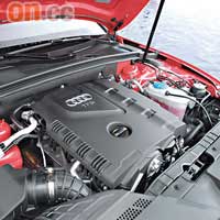 2.0公升引擎導入直噴技術，好力又省油。