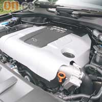 3.0 TDI引擎有齊低排放、低耗油的雙重環保優點。