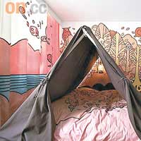 兒時常玩的室內紮營，於Sleep Seasons內可重溫。