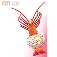 在LEGO Cafe Corner展出的龍蝦沙律和中式點心都維妙維肖。