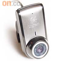 Logitech Portable Webcam C905 $769改為便攜設計，同樣配備自動對焦蔡司鏡頭及二百萬像素高清感應器。