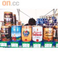 德國有慕尼黑皇家、科隆巴赫、柏龍和薩溫特等超過七個啤酒品牌參加。