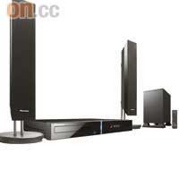 <br>$3,990<br>2.1 DVD組合HTZ-FS30DVD-AP<br>兼播DVD、SVCD、VCD、CD；<br>100W（RMS）×3輸出、1,080p增線；<br>DTS、Dolby Digital解碼；支援將CD歌曲以MP3格式儲存到USB手指。