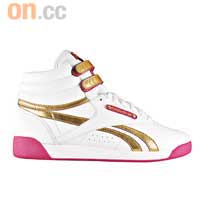 Gilded White白×粉紅×金色波鞋 $649（a）
