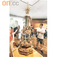 國寶級文物「真珠舍利寶幢」，是蘇州博物館重要展覽品之一。