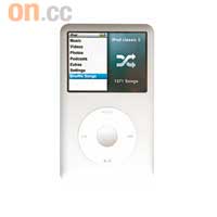 鯨吞160GB iPod classic新iPod classic變化唔多，最重要都係價錢平咗，兼內置160GB大容量硬碟機。$1,888（160GB）