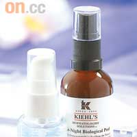 bliss Peeling Groovy面部精華 $700（B）<br>Kiehl's醫學天然煥膚霜$415（C）