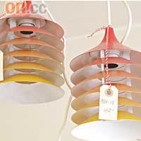 IKEA七十年代的吊燈，極有Poul Henningsen PH燈的設計風格。
