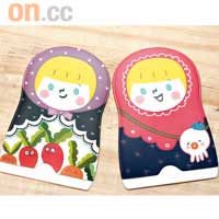 俄羅斯公仔×蘿蔔、八爪魚八達通套$32/件