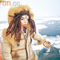 二○○八年，「猿人極地探險隊」中的女角色Ice首次踏足北極。