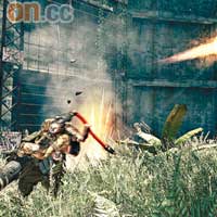 《Lost Planet 2》<br>融入血腥暴力和異域探險元素，不過要到二○一○年先見街。