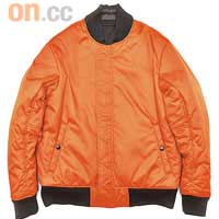 橙×黑色雙面褸 $2,999