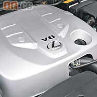 3.0 V6的耗油量只是10.2km/L，同級中的省油代表。