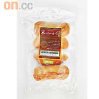 Rice Bread Coup $60/4件（b）<br>以稻米取代麵粉所做的麵包，不含小麥成分，亦未經發酵，適合對小麥敏感的兒童食用；口感煙韌有點像日本米糕，並需急凍保存。
