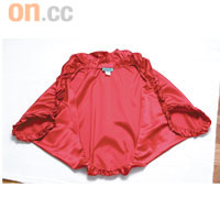 紅色絲質披肩 $3,300