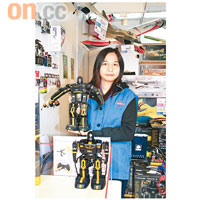 店員表示，超智機甲已取得專利，因此製作成本和售價可望進一步降低。 